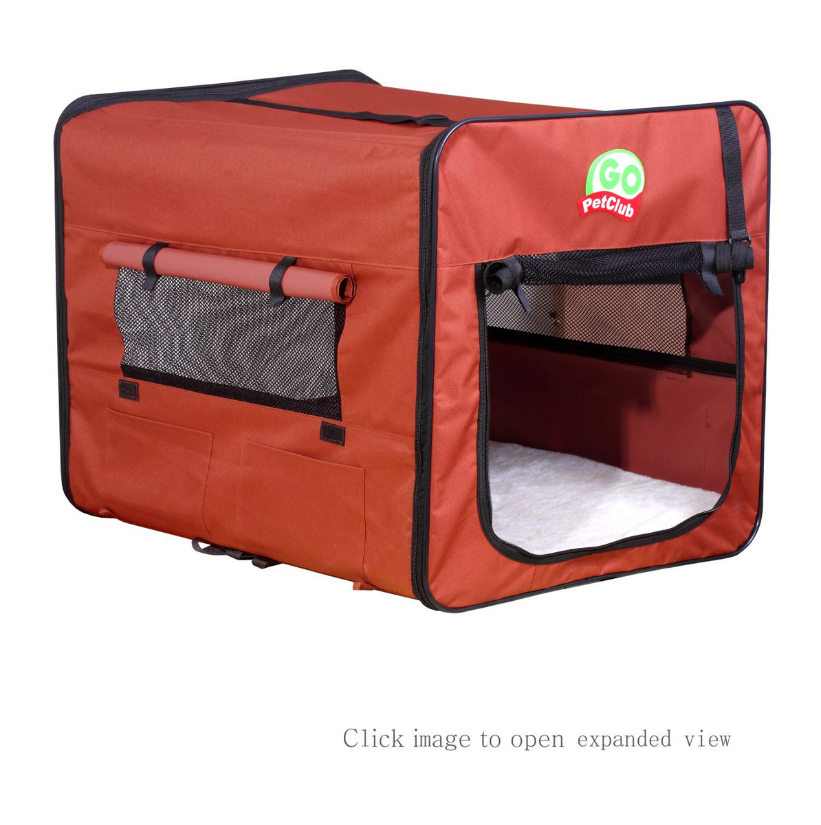 Go Pet Club CP-20 Foldable Pet Crate, Red