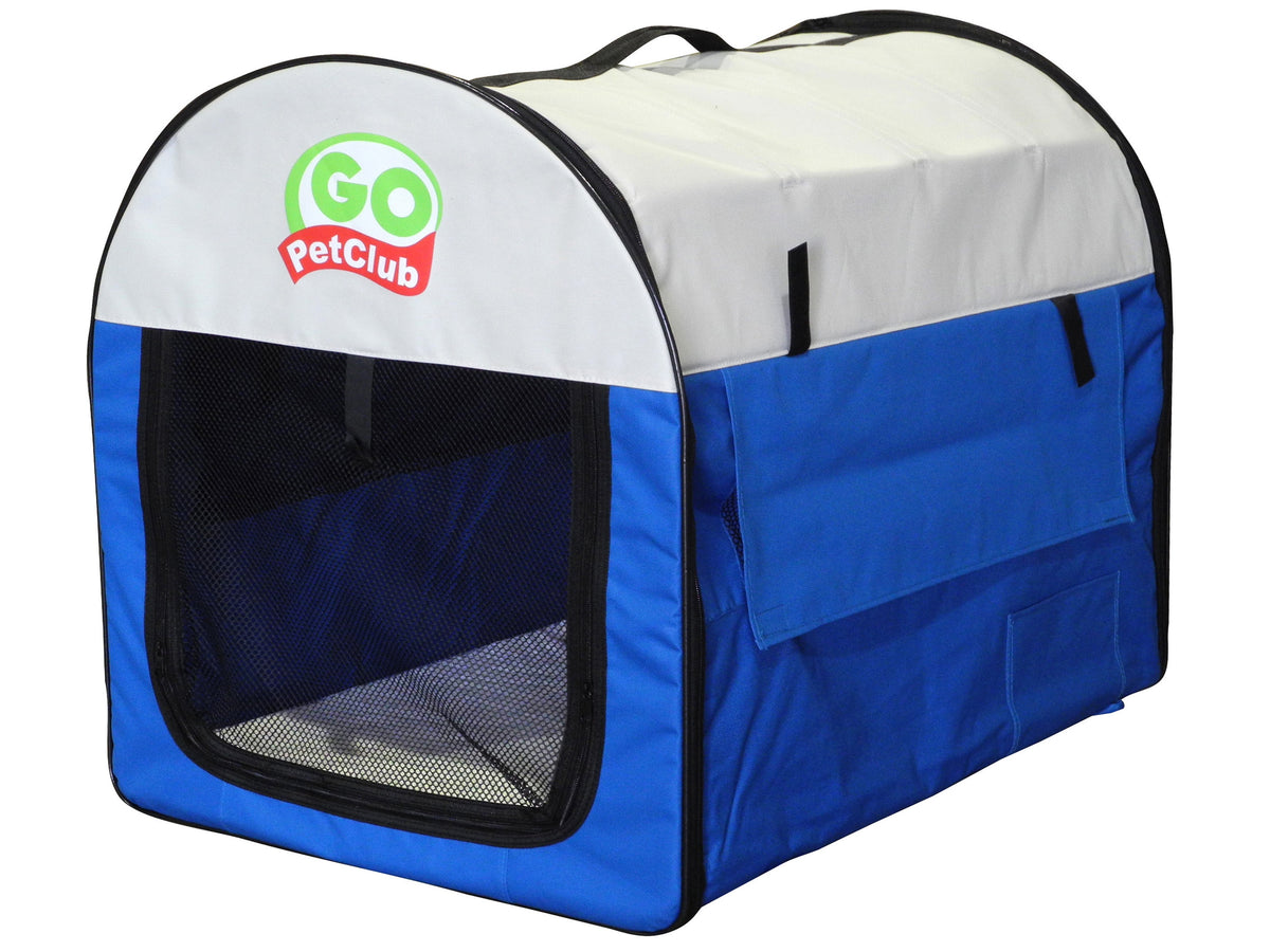 Go Pet Club Soft Pet Crate - Blue