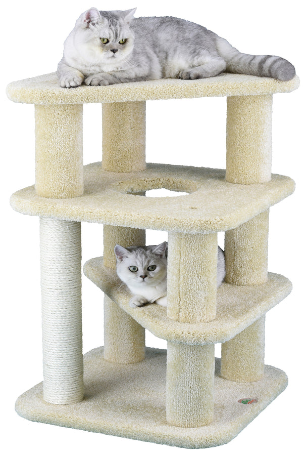 32” Premium Carpeted Cat Tree [LP-841]