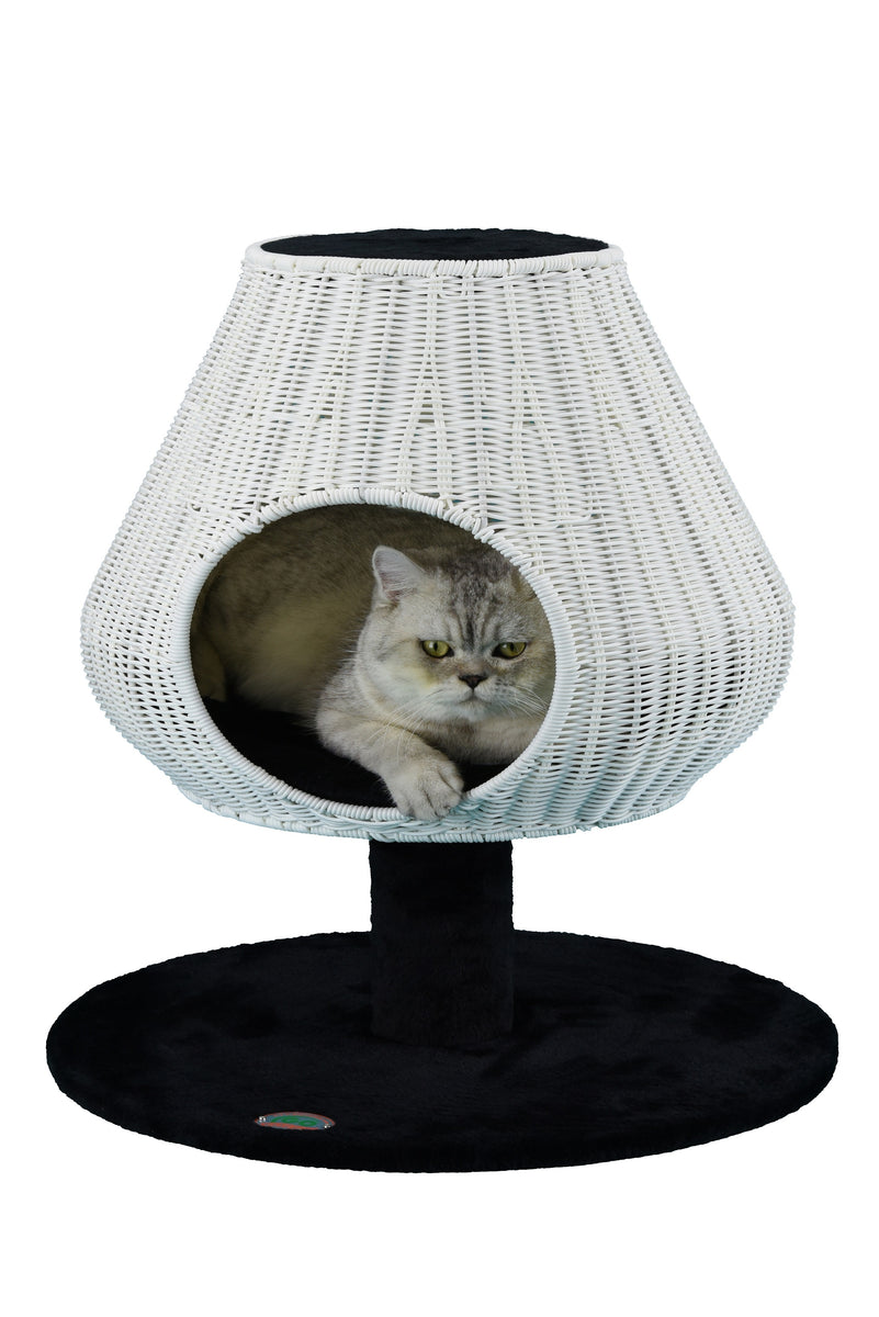 Rattan wicker 2024 cat tree