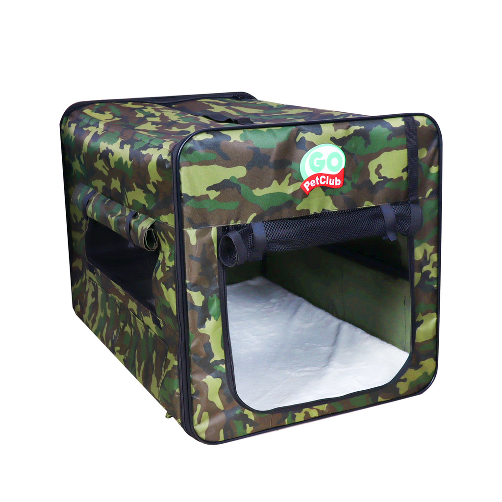 Foldable Soft Crate (Available in 18" to 43") Forest Green Camo