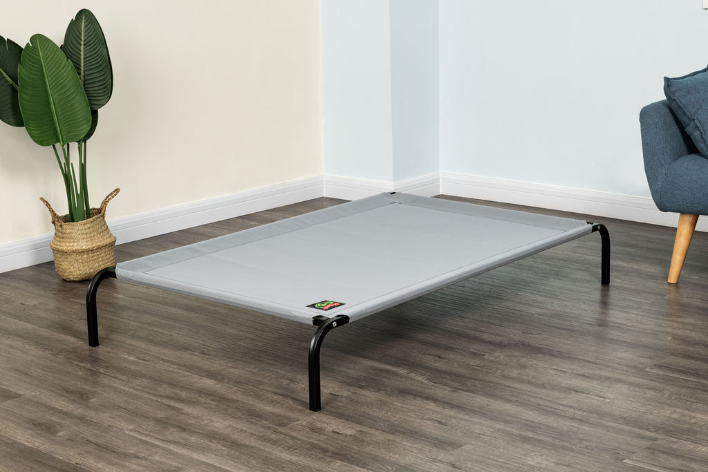 Elevated Cooling Pet Cot Bed in Solid Gray (Available in 28" to 55")[*]