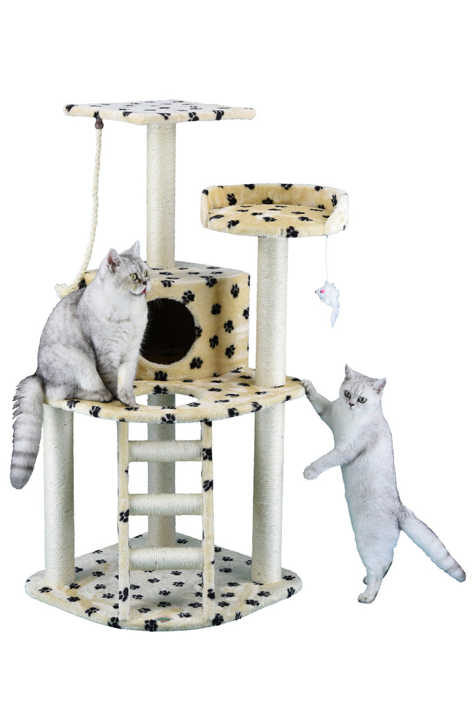 Go pet club 51 cat hot sale tree condo