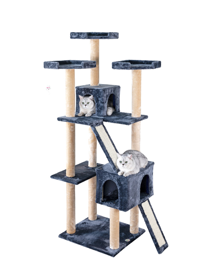 71” Kitten Cat Tree [*] – Go Pet Club