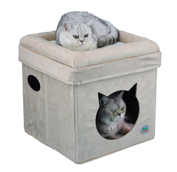 Comfy Cat Cube Bed (Cat Face) [*]