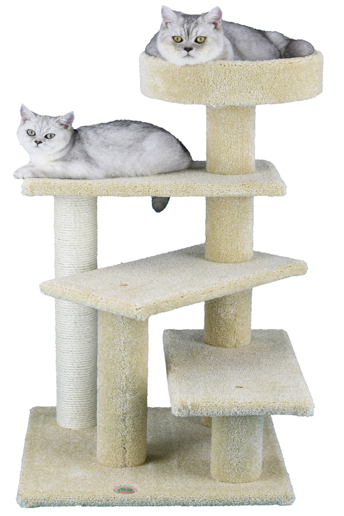 40” Premium Carpeted Cat Tree [LP-837]