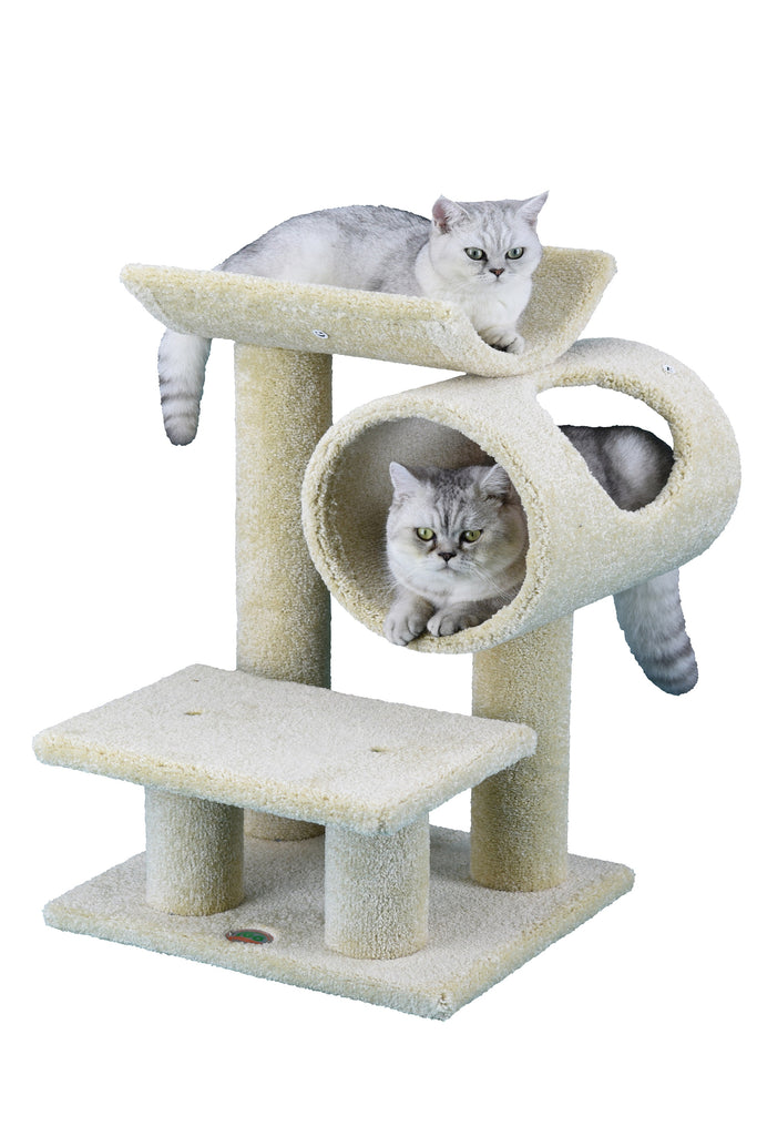 30” Premium Carpeted Cat Tree [LP-839]