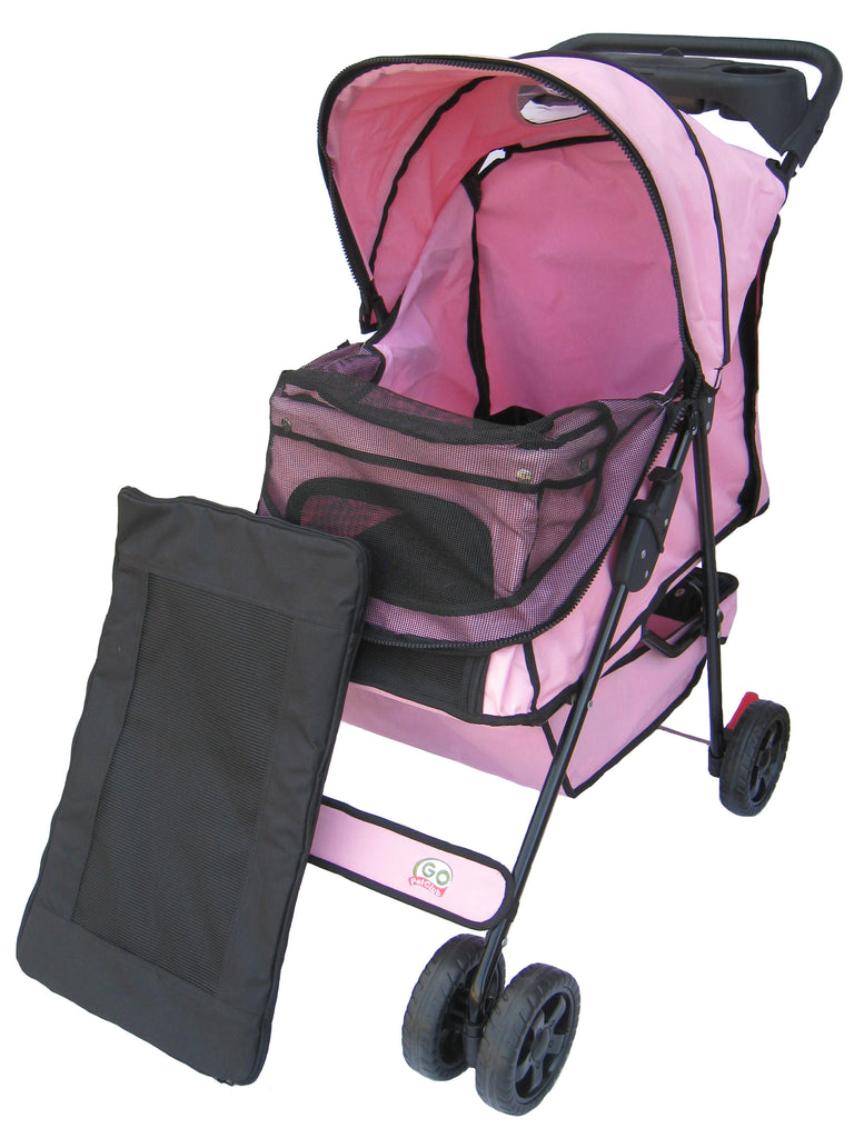 Pink hotsell dog stroller