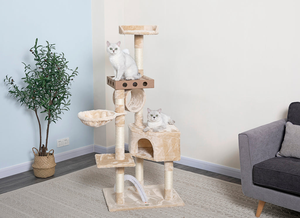 60 IQ Box Cat Tree SF066 Go Pet Club